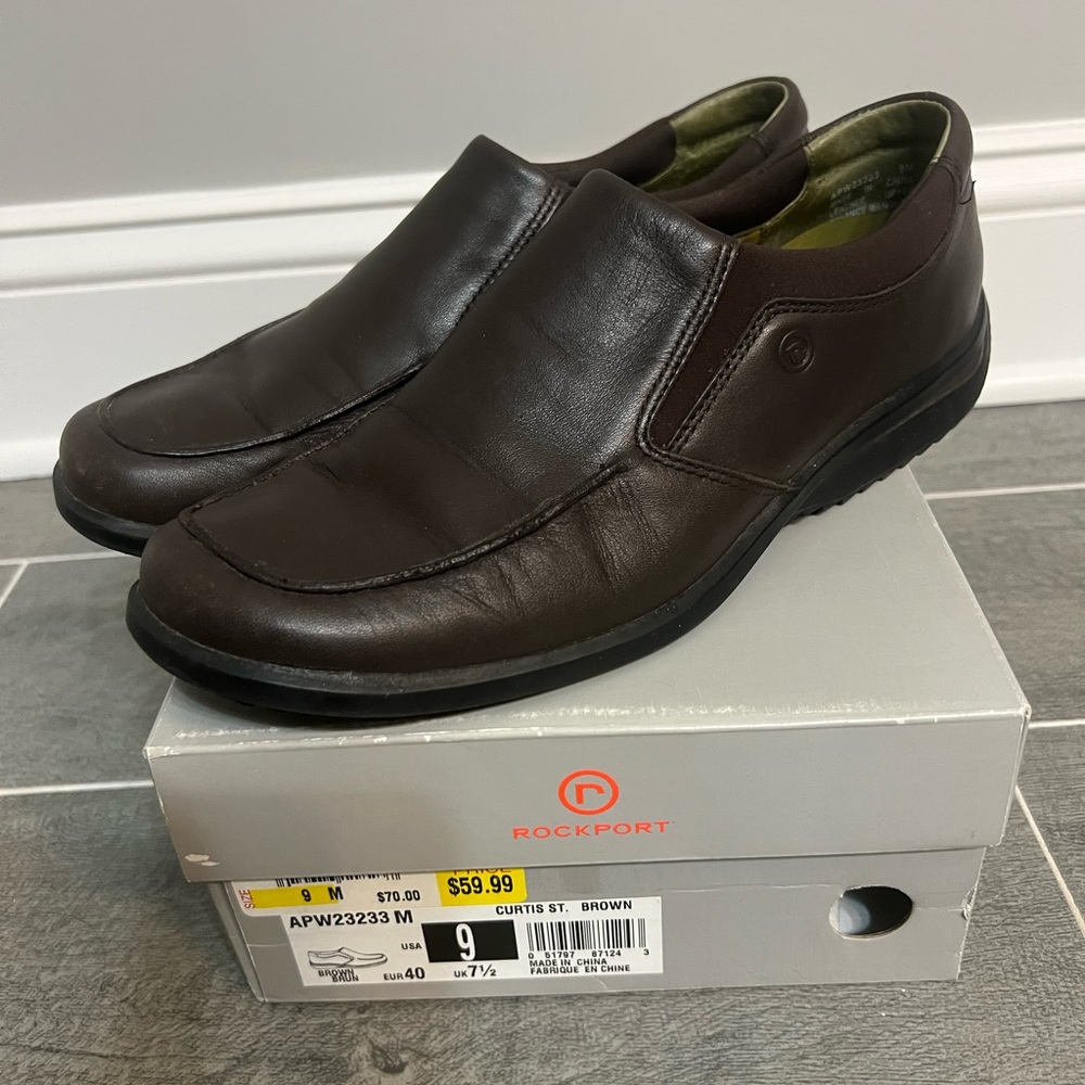 Rockport women’s Brown Slip-On Loafers